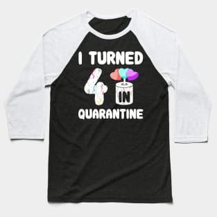 I Turned 4 In Quarantine Baseball T-Shirt